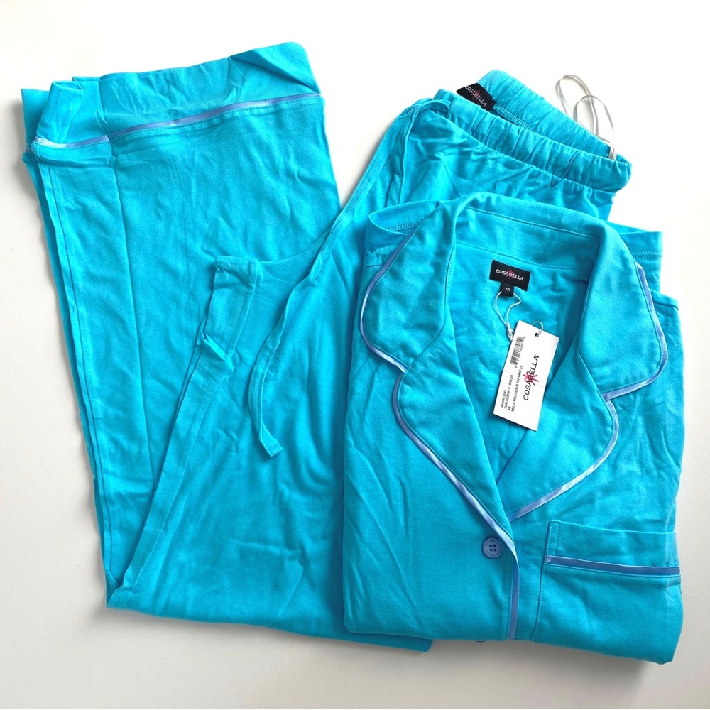 Cosabella - Women’s Bella Relaxed Long Sleeve Top and Pant Pajama Set